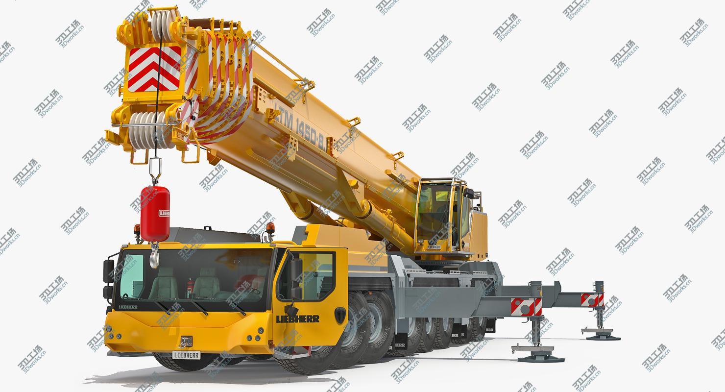 images/goods_img/202104021/3D Liebherr LTM 1450 Mobile Crane Rigged/2.jpg